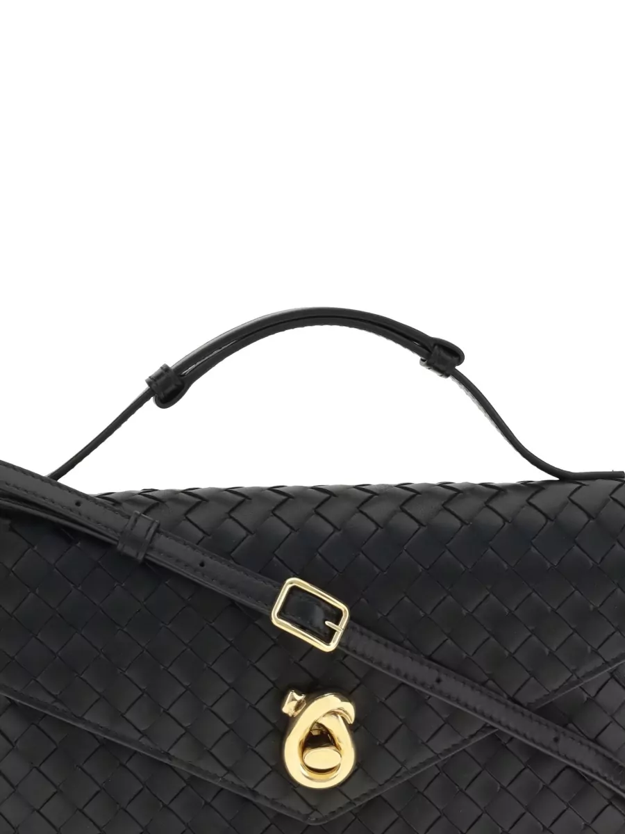 Bottega Veneta Knot Lock Leather Clutch Bag