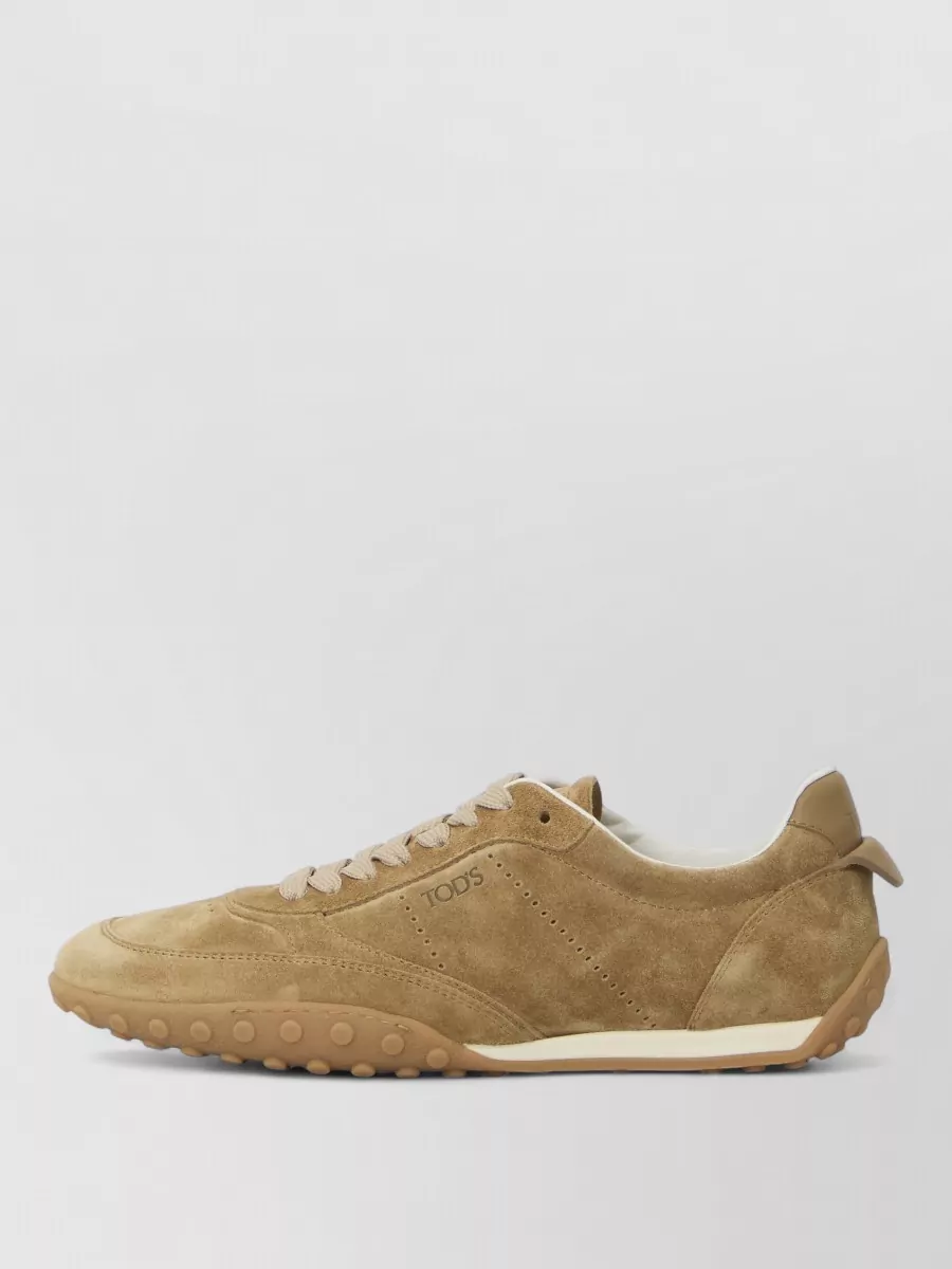 Tod's Suede Lace-Up Sneakers