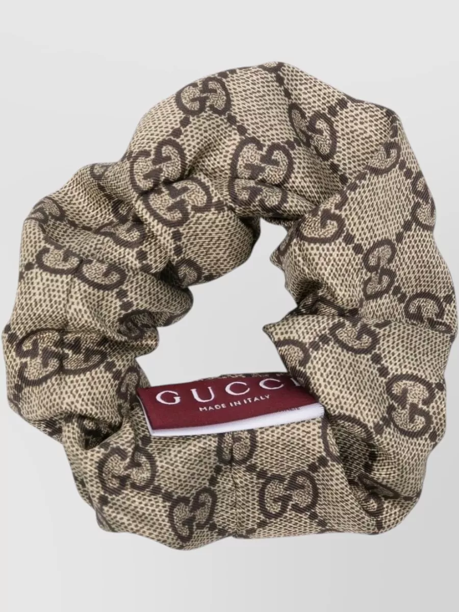 Gucci Gg Hair Scrunchie Elastic Design Texture