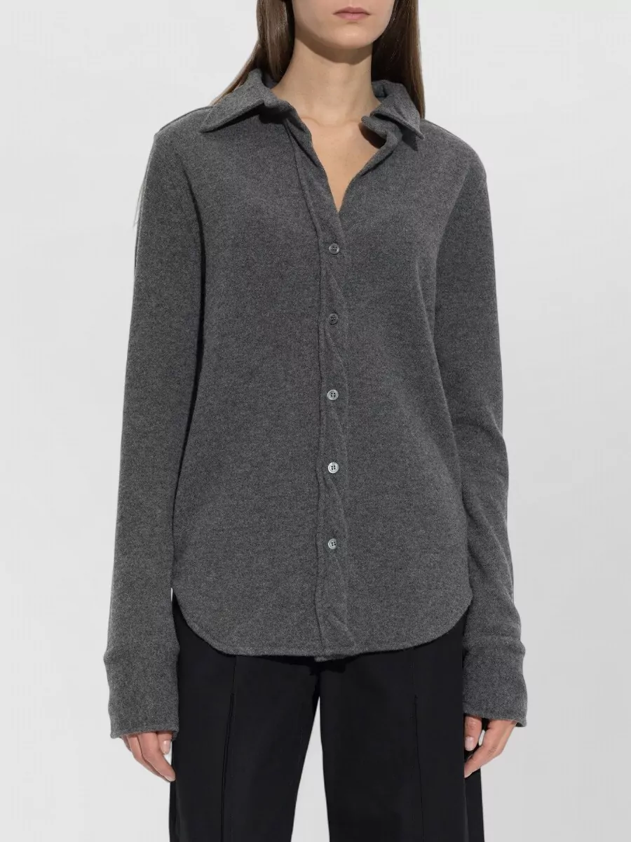 Maison Margiela Wool Long-Sleeve Shirt