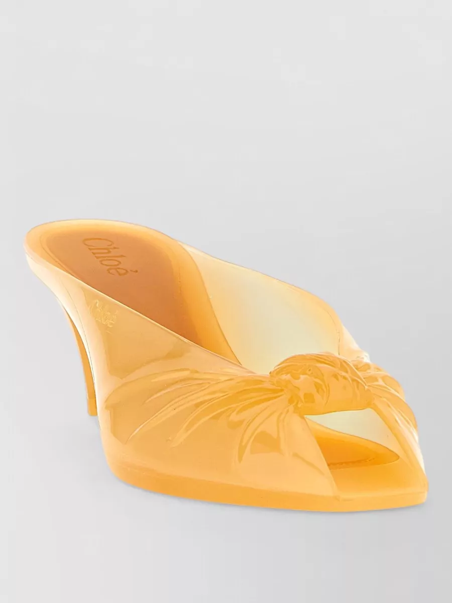 Chloé Jelly Open-Toe Mules