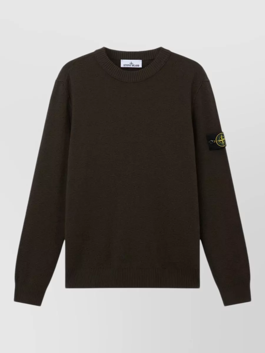 Stone Island ribbed oversized wool jumper