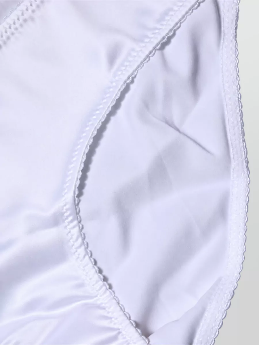 Dolce&Gabbana Silk Mid-Rise Bikini Briefs