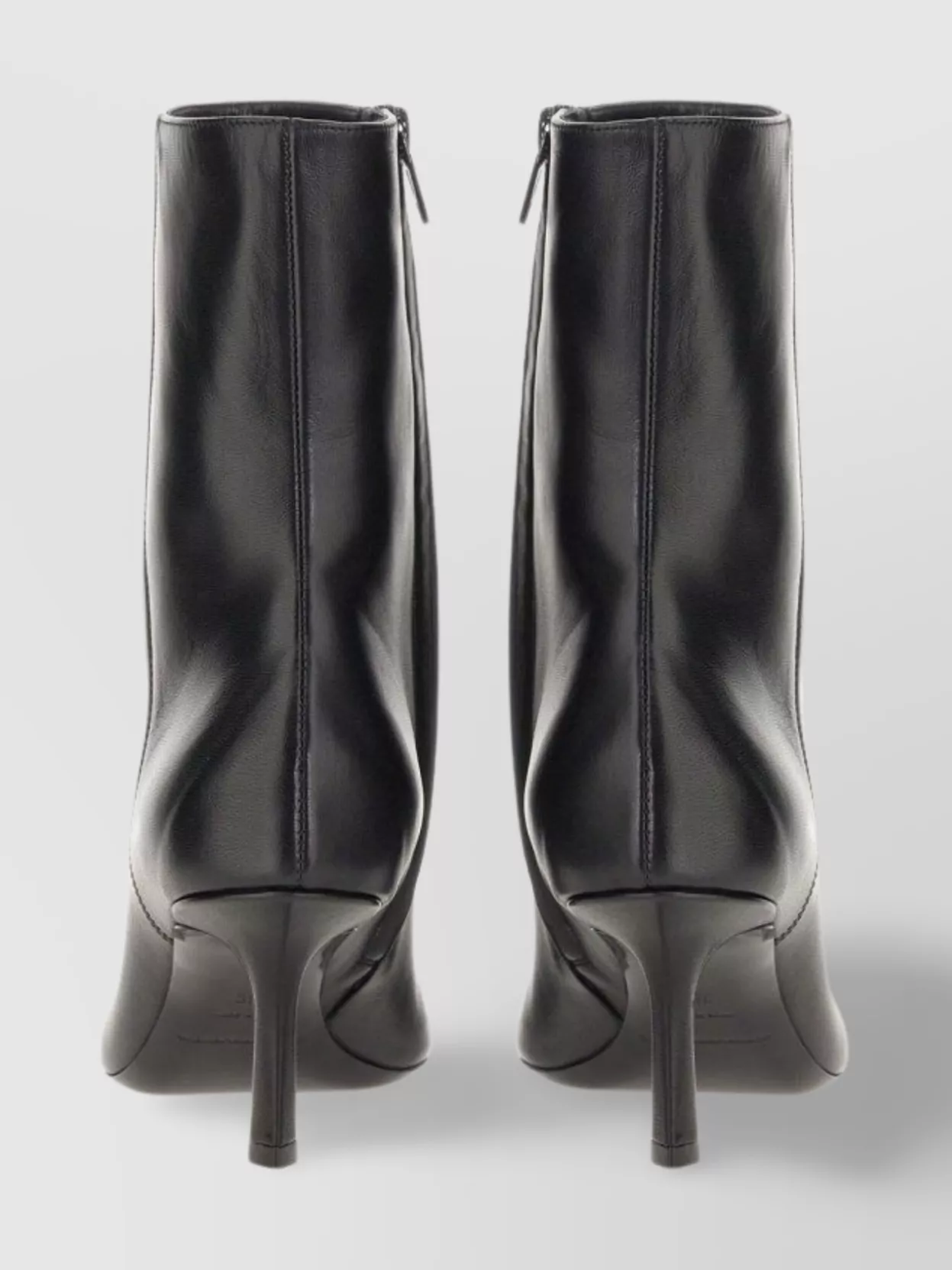 Alexander Wang Logo Ankle Boots Stiletto Heel