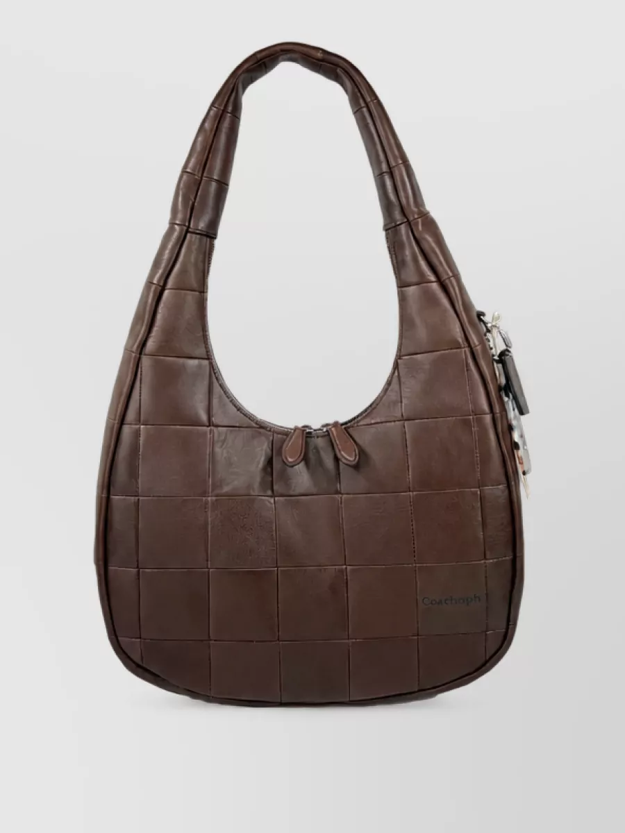Coach leather shoulder bag