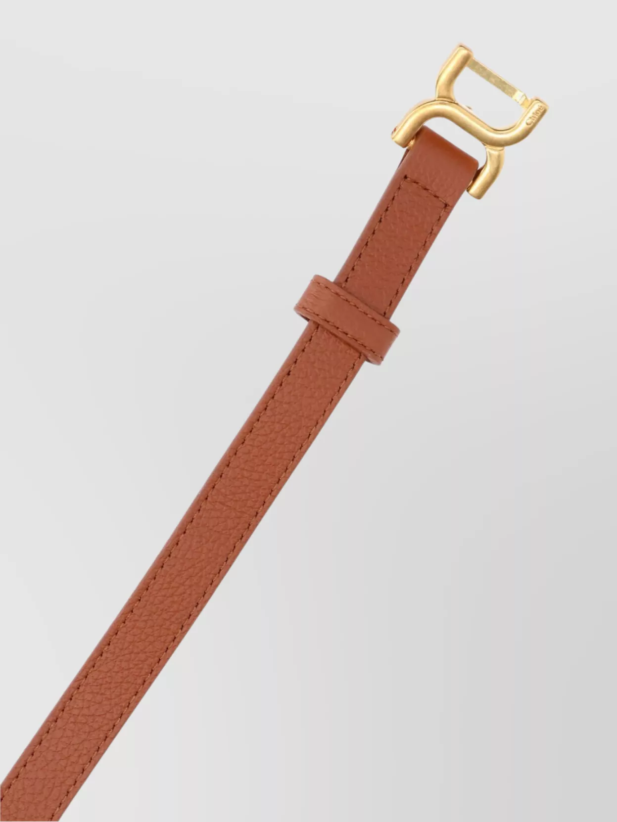 Chloé Adjustable Length Gold-Tone Buckle Belts