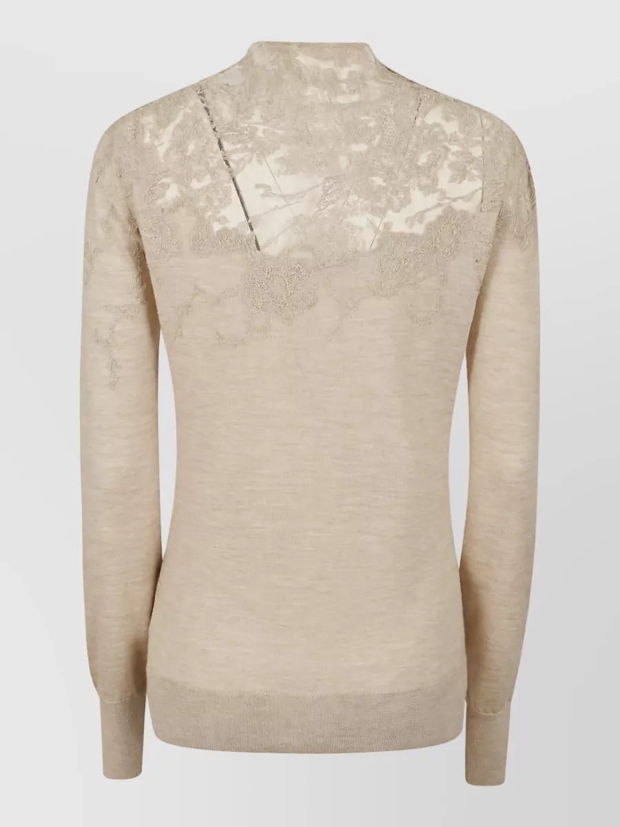 Ermanno Scervino wool long-sleeve sweater
