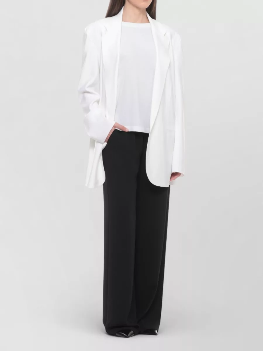 Norma Kamali Oversized Single-Breasted Blazer
