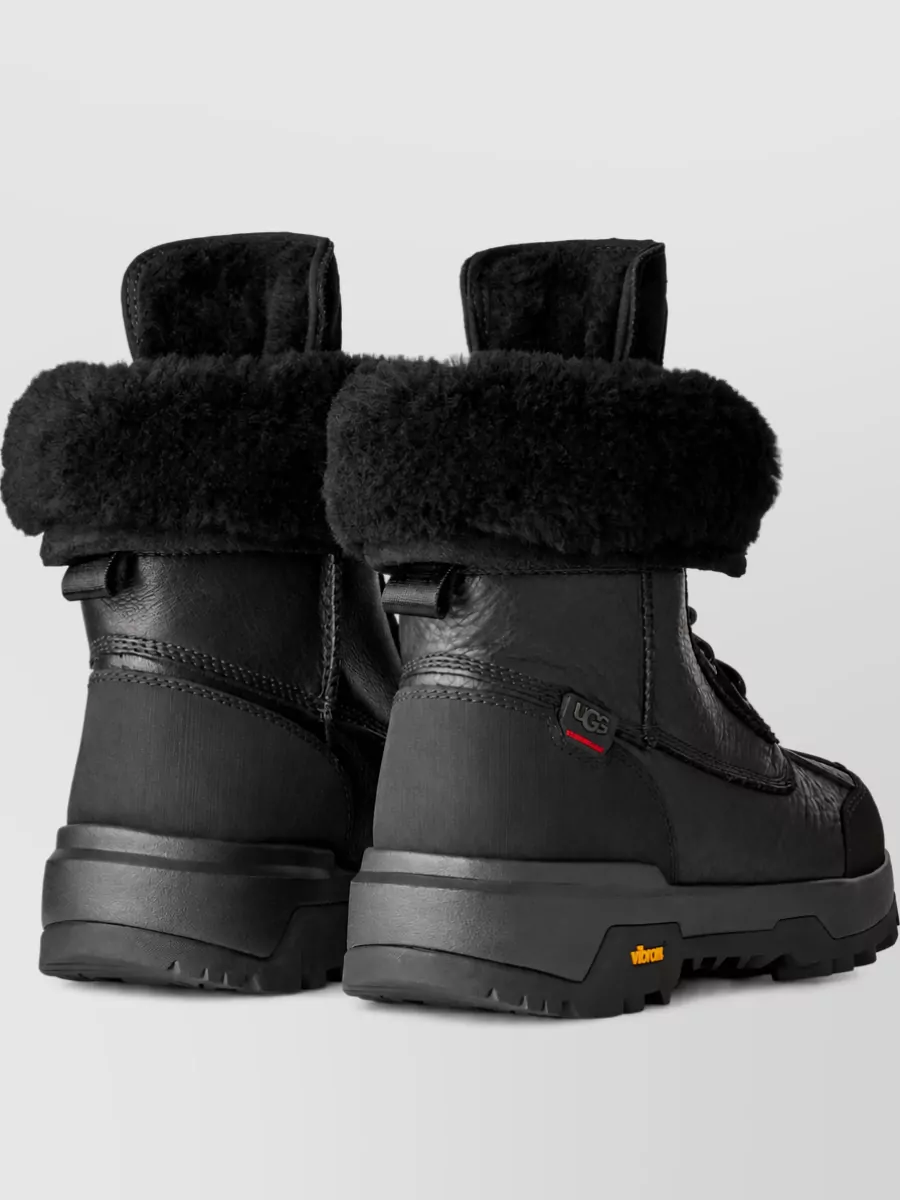 Ugg Leather lace-up boots