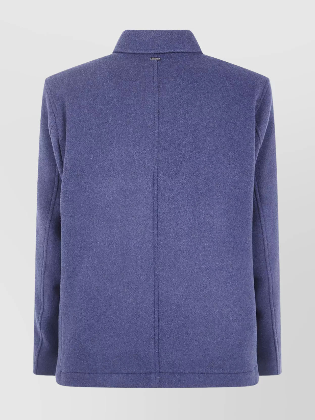 Herno Shirt Collar Field Jacket In Blue