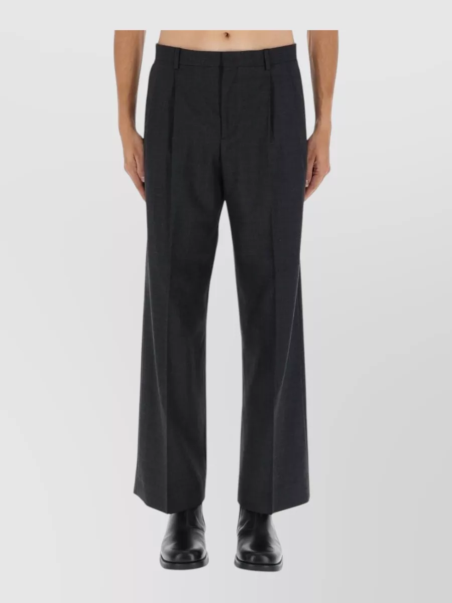 Sunflower pleated wide-leg trousers