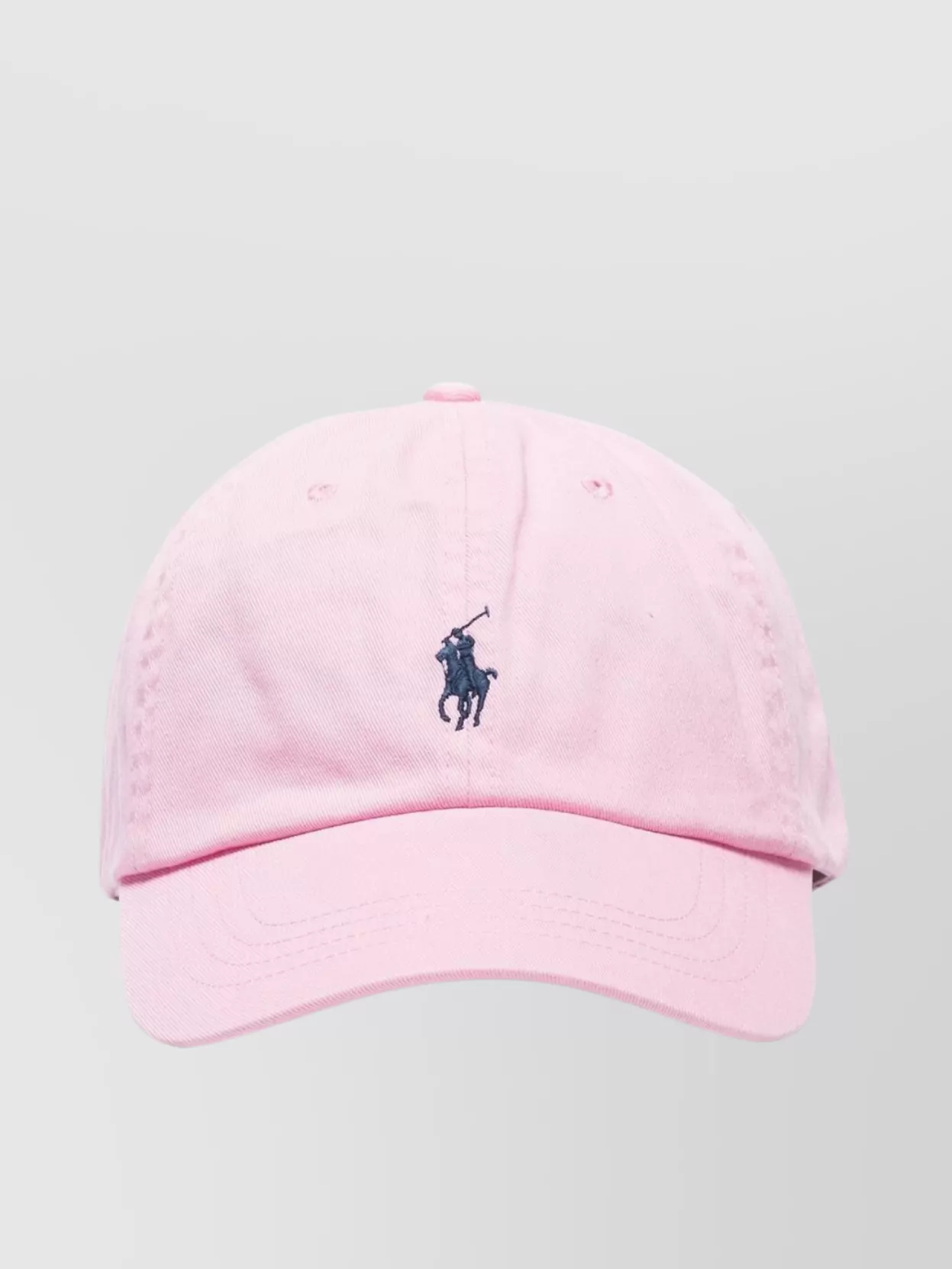 Shop Polo Ralph Lauren Signature Cap With Curved Brim And Ventilation In Pastel