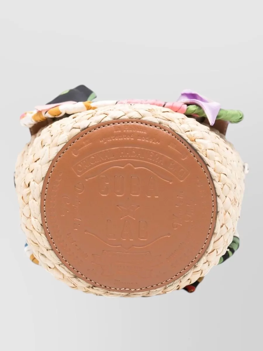 Cuba Lab Straw Bucket Bag