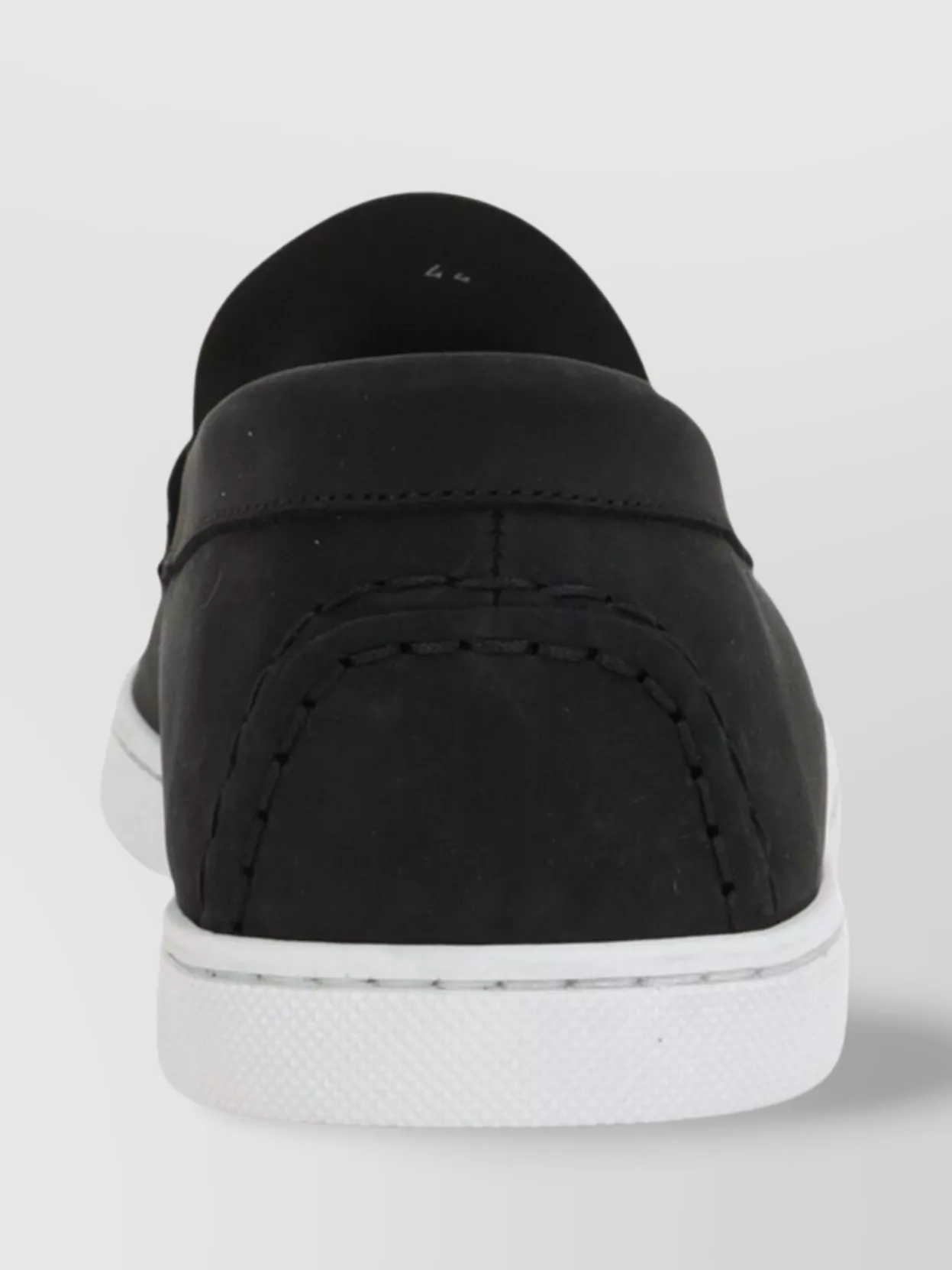 Christian Louboutin Loafers With Contrast Sole And Stitching Accents