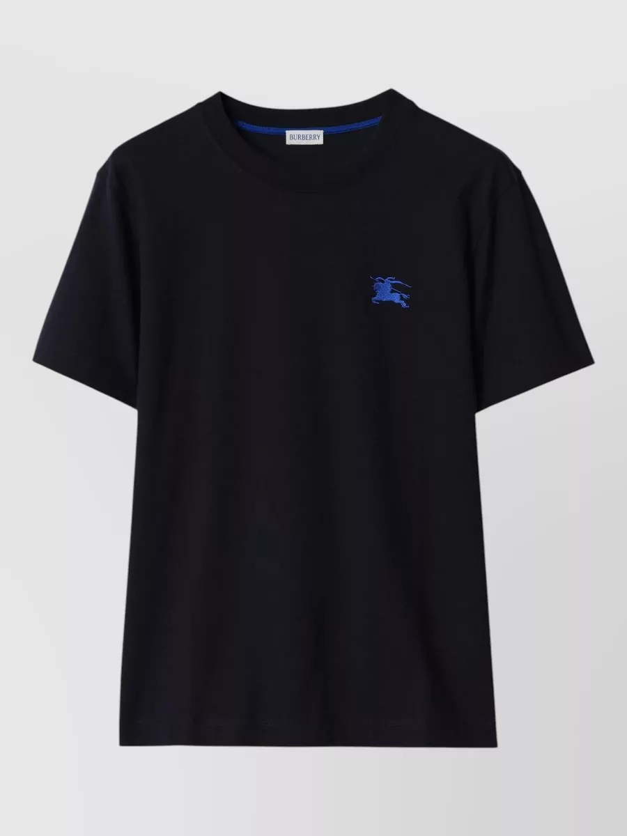 Burberry cotton embroidered t-shirt