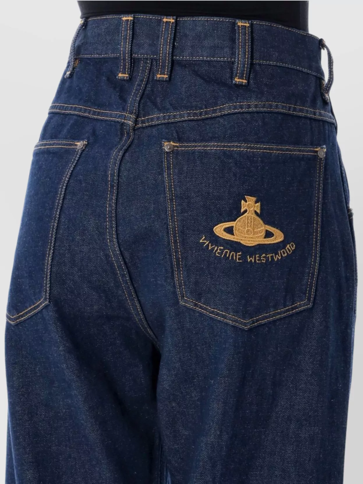 Vivienne Westwood High Rise Wide Leg Trousers With Pockets