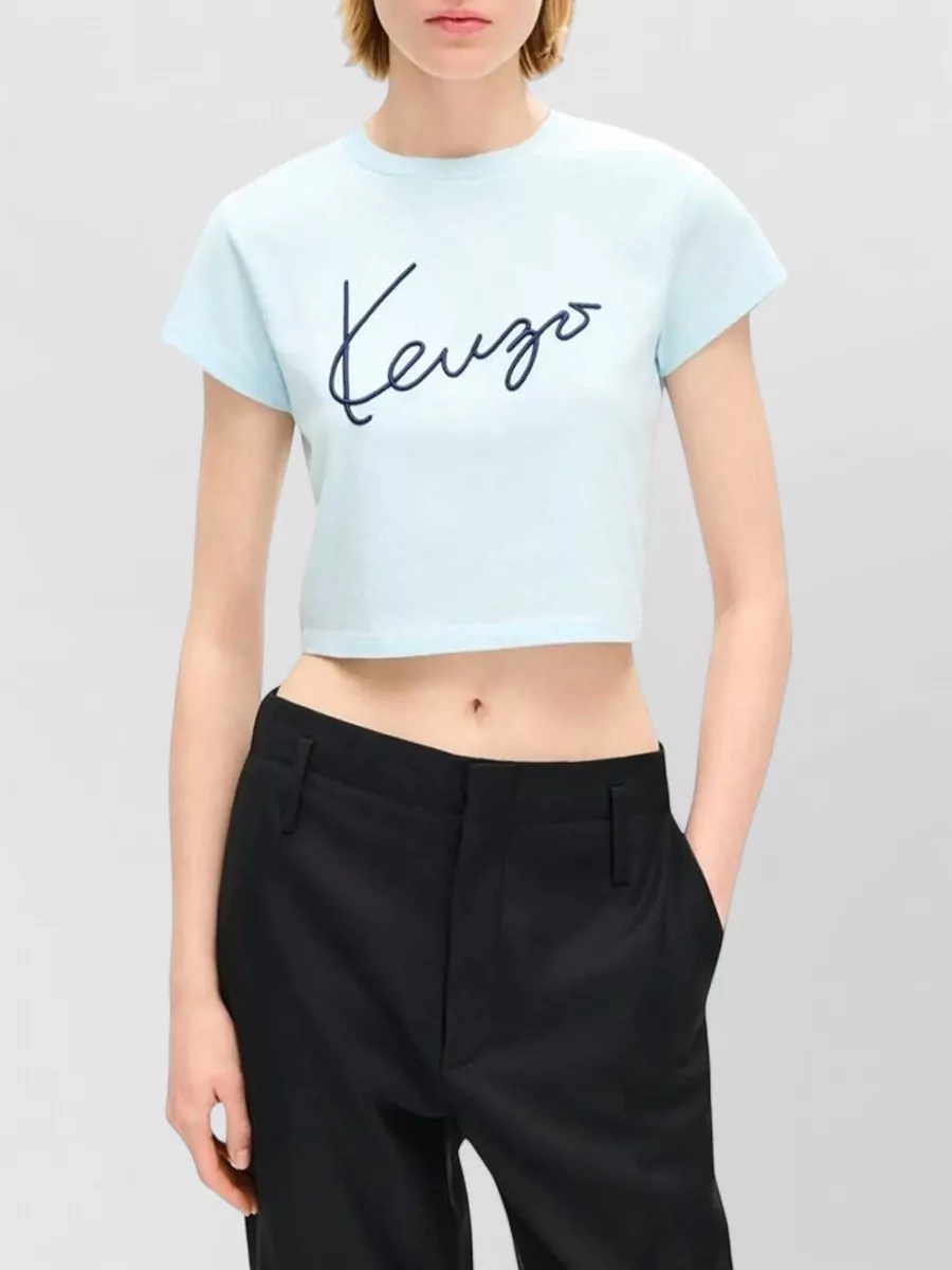 Kenzo Cropped Cotton T-Shirt