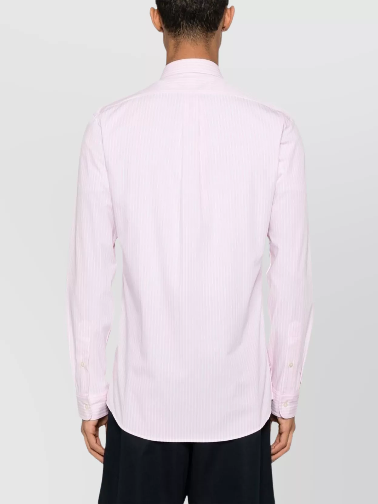 Polo Ralph Lauren Striped Pattern Button-Down Collar Long Sleeves Shirt