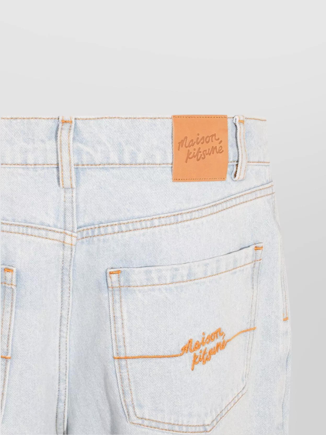 Maison Kitsuné Straight Trousers Belt Loops