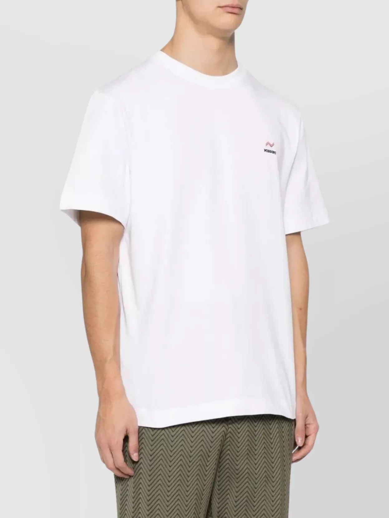 Missoni Handcrafted Mesh Crew Neck T-Shirt