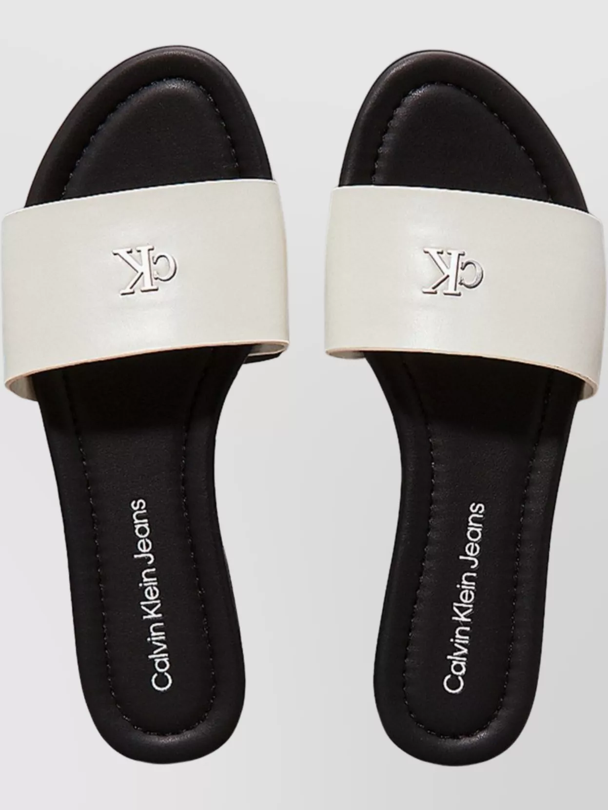Calvin Klein Flat Sole Slide Sandal