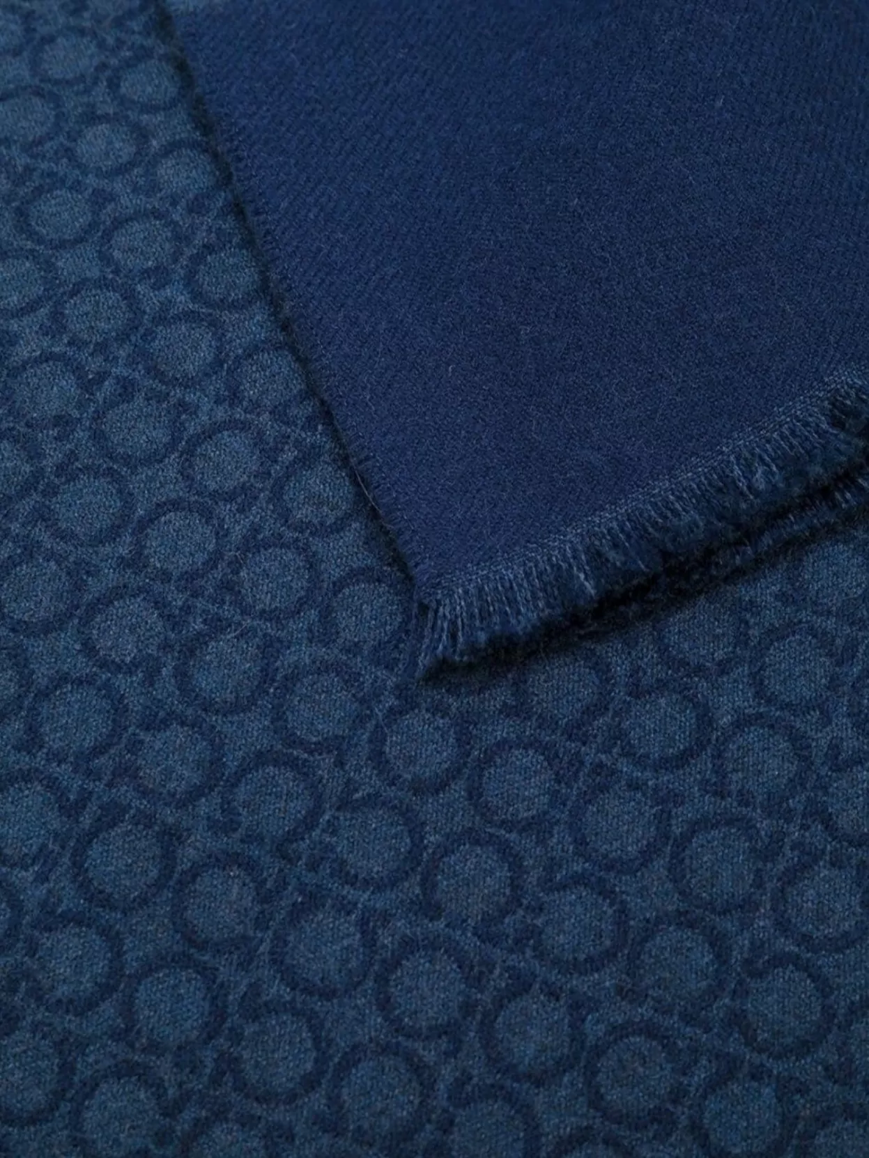 Ferragamo Gancini-print Fringe Scarf