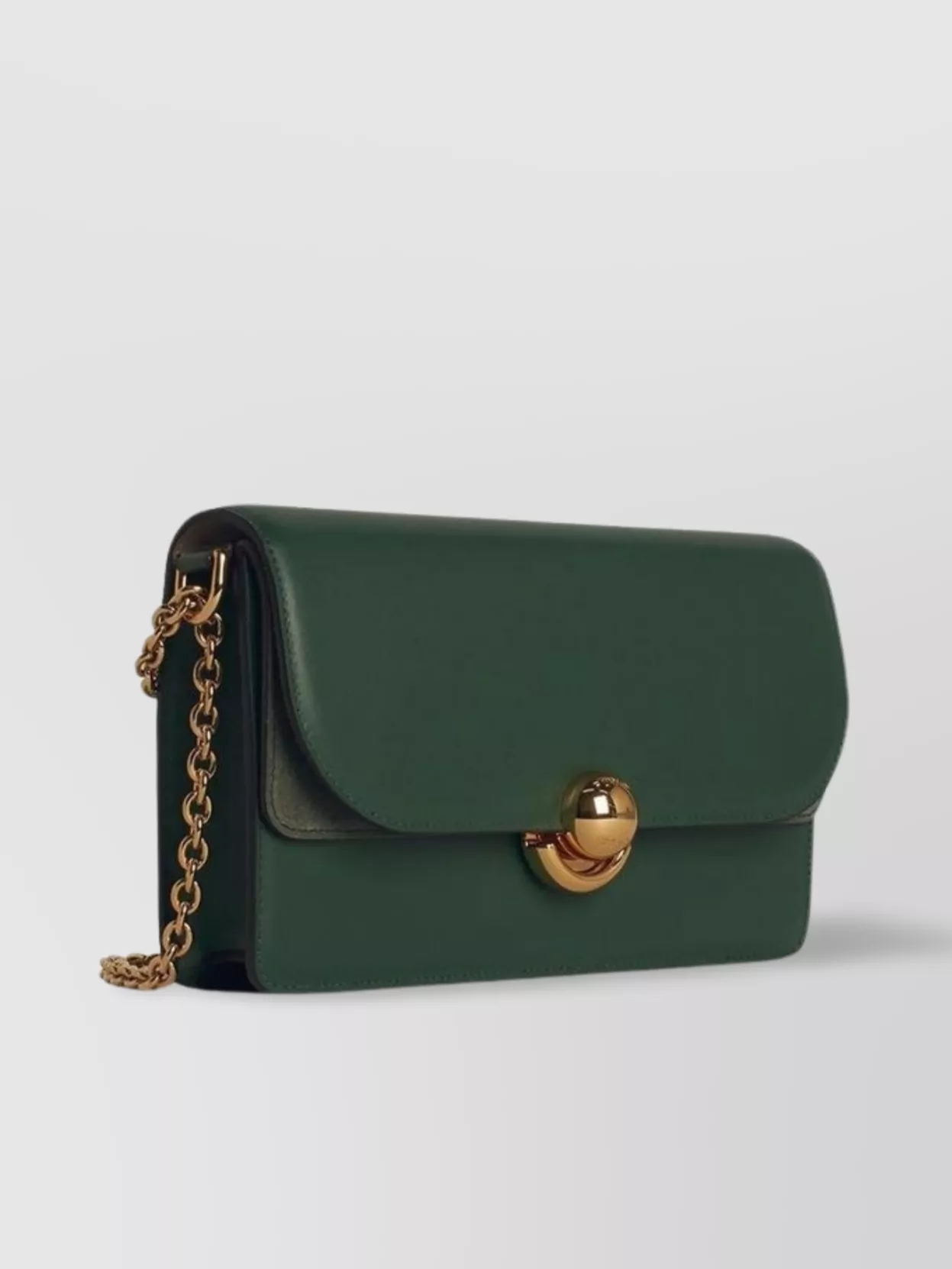 FURLA LEATHER CROSSBODY BAG GOLD-TONE CHAIN