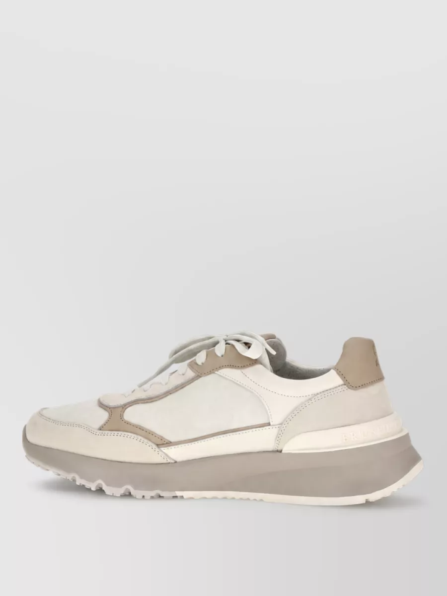 Brunello Cucinelli Leather Low-Top Sneakers