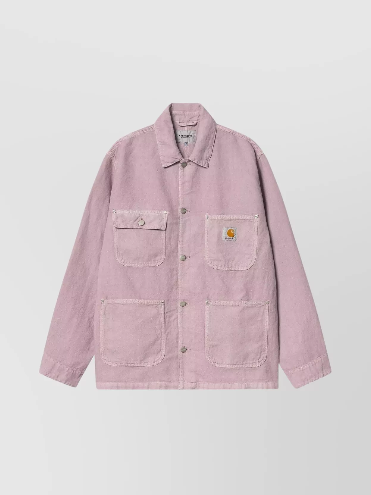 Carhartt Chore Coat With Chest And Front Pockets In Pink