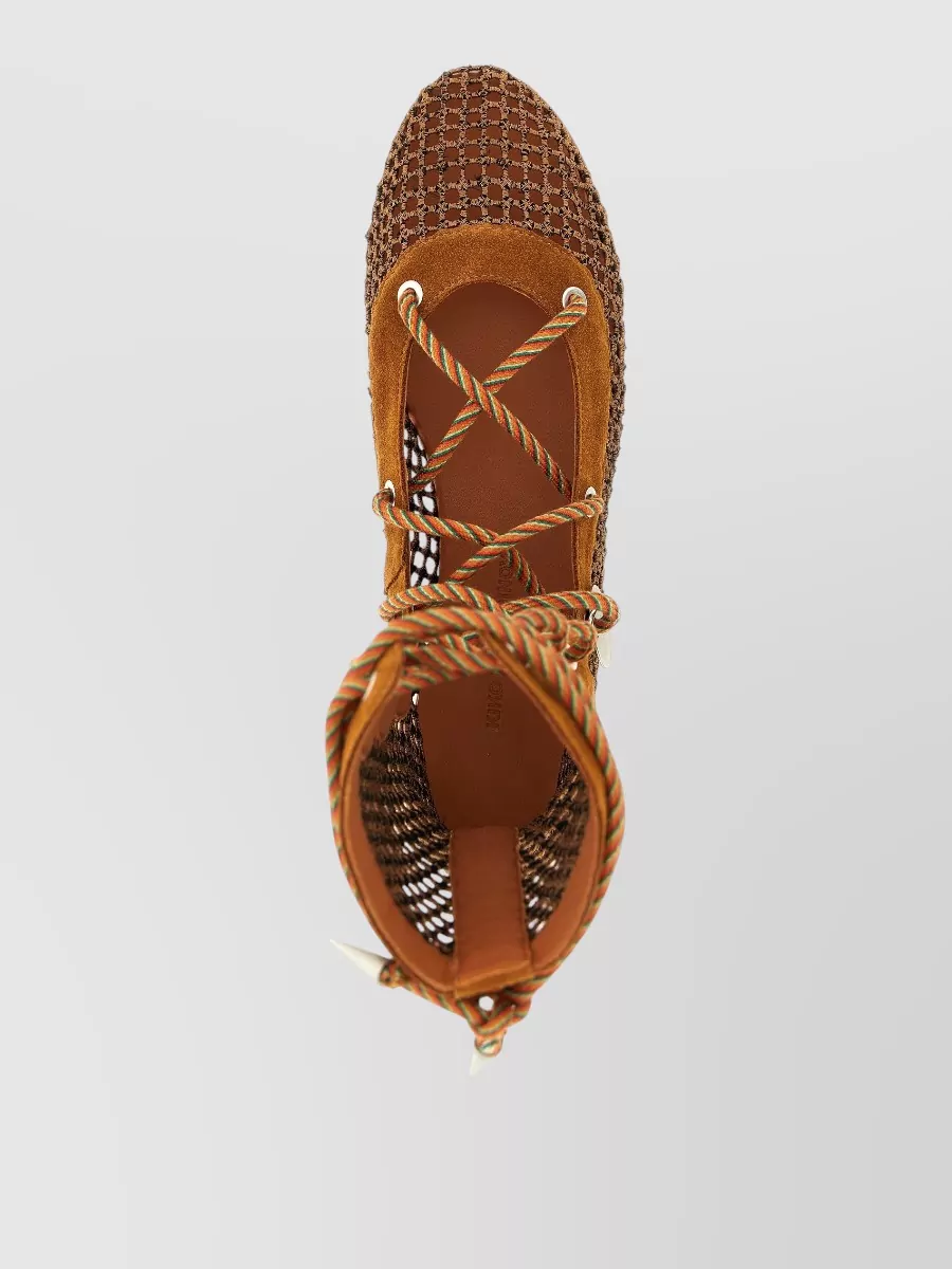 Kiko Kostadinov Reticella Ankle Boots