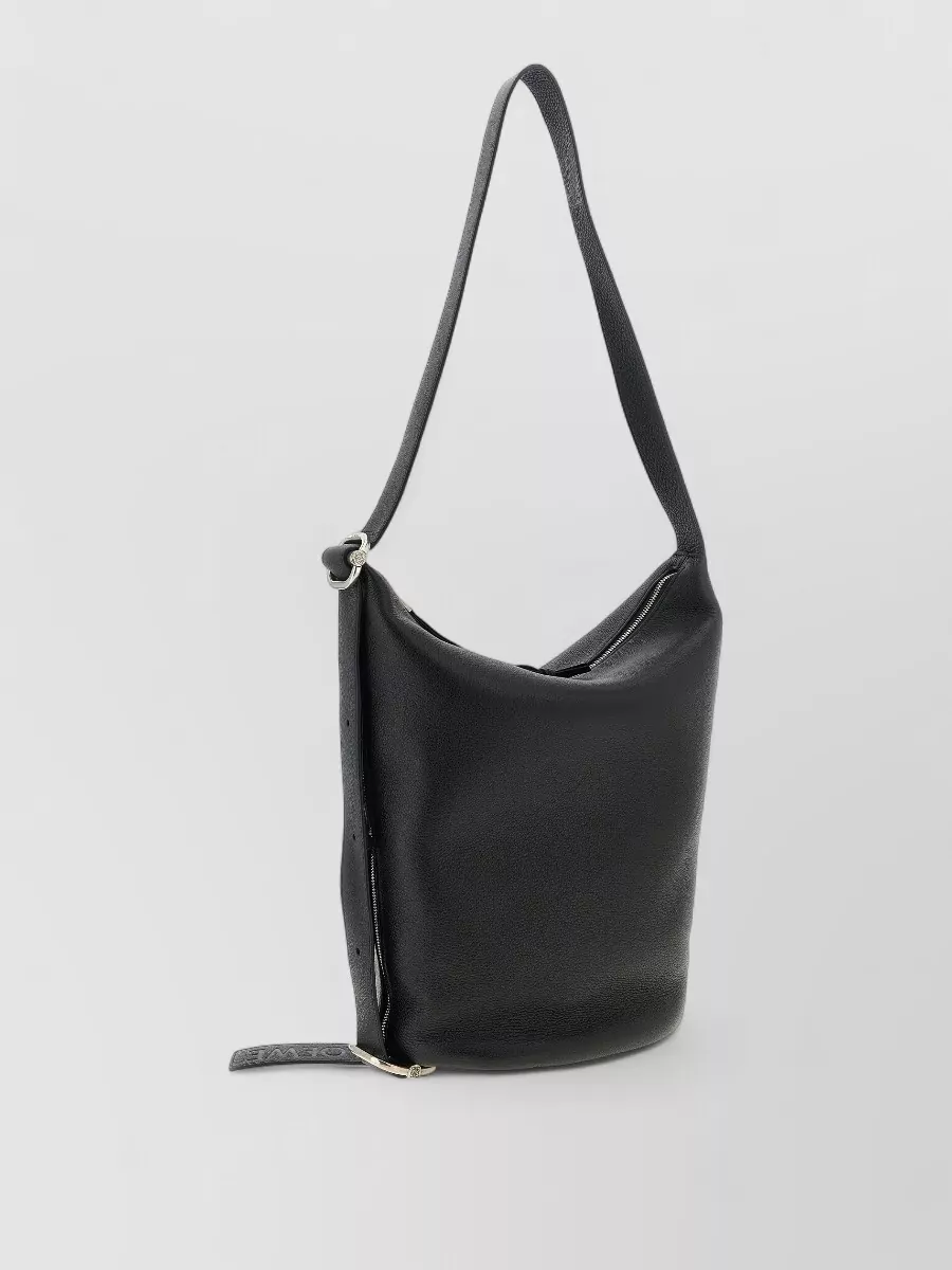 Loewe Loop M Bucket Shoulder Bag Textured Finish