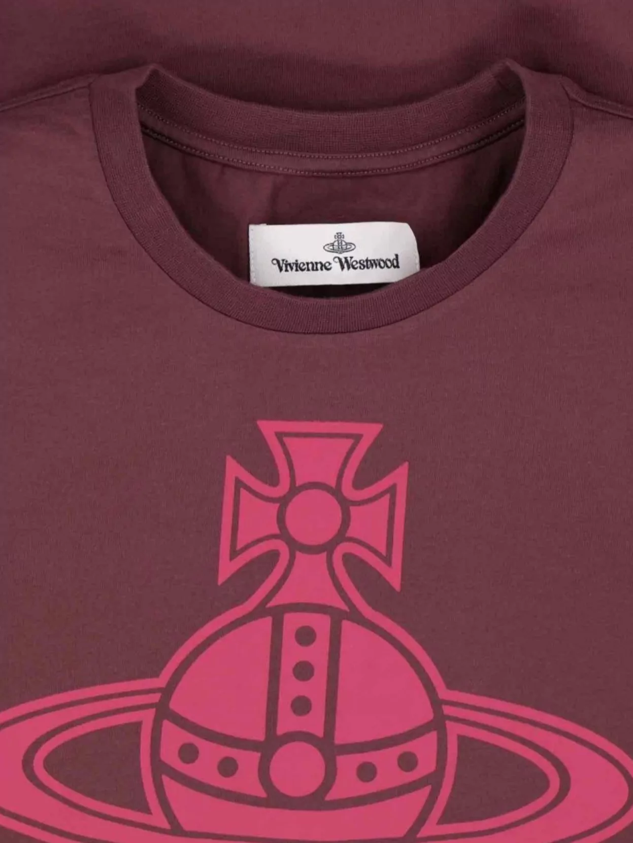 Vivienne Westwood Graphic Print Crew Neck Short Sleeve Top