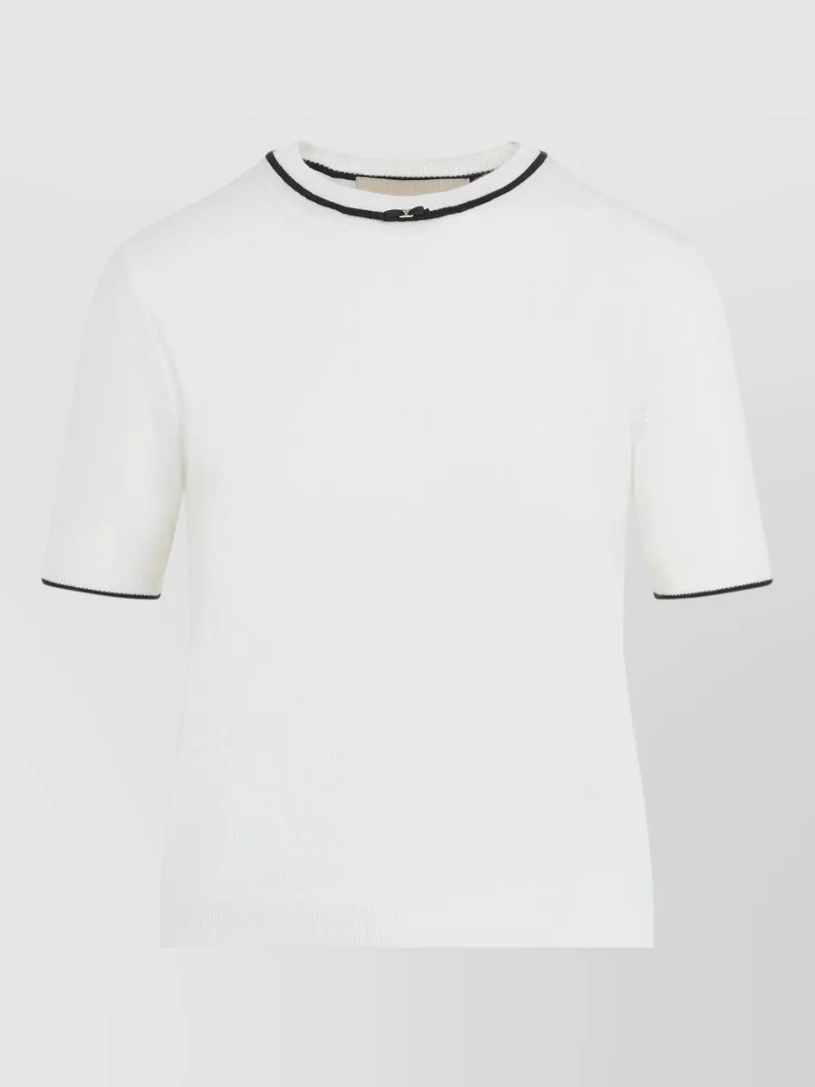 Valentino Virgin Wool Knit T-Shirt