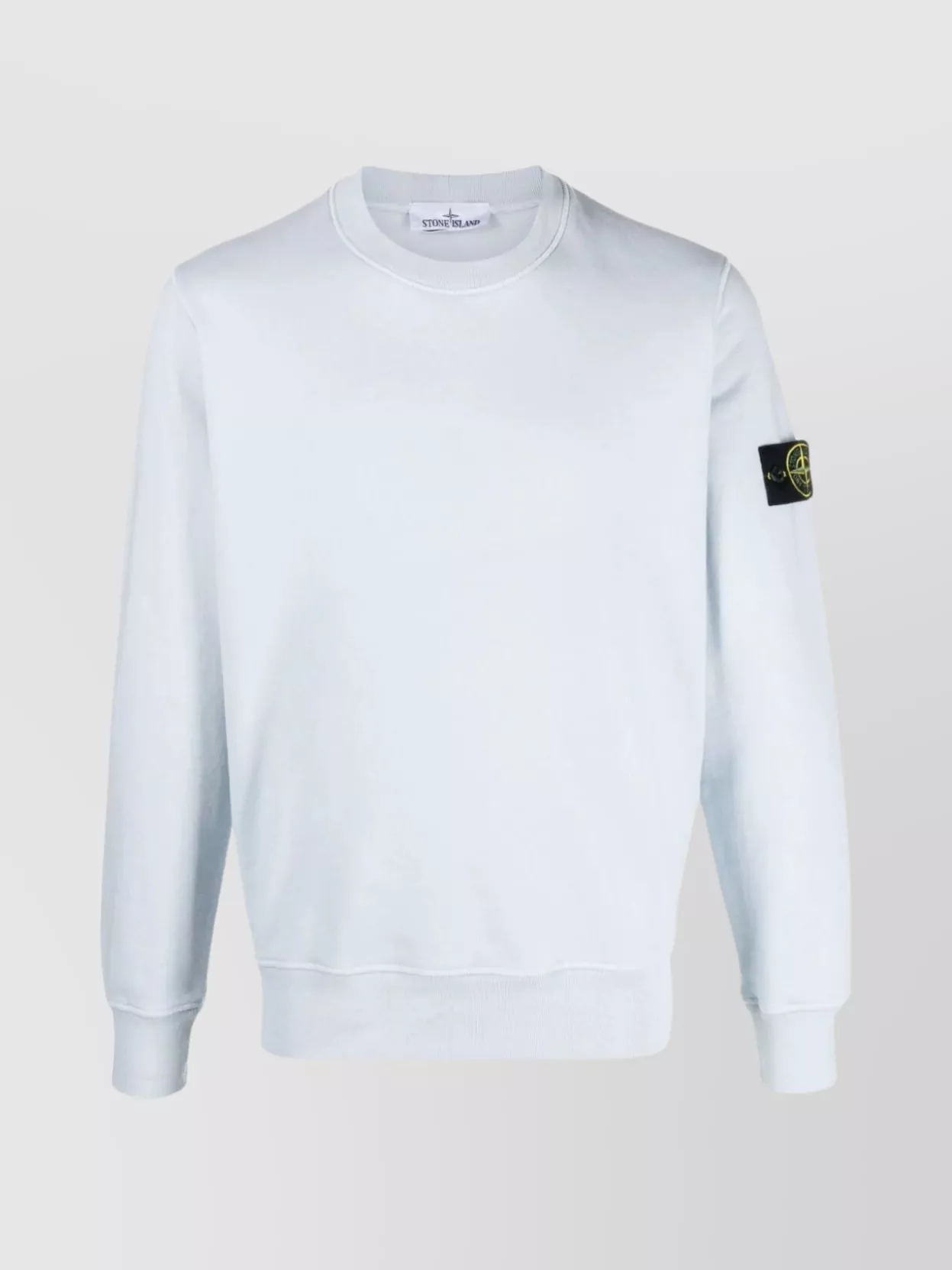 Stone Island Ribbed Crewneck Sweater With Hem Detail
