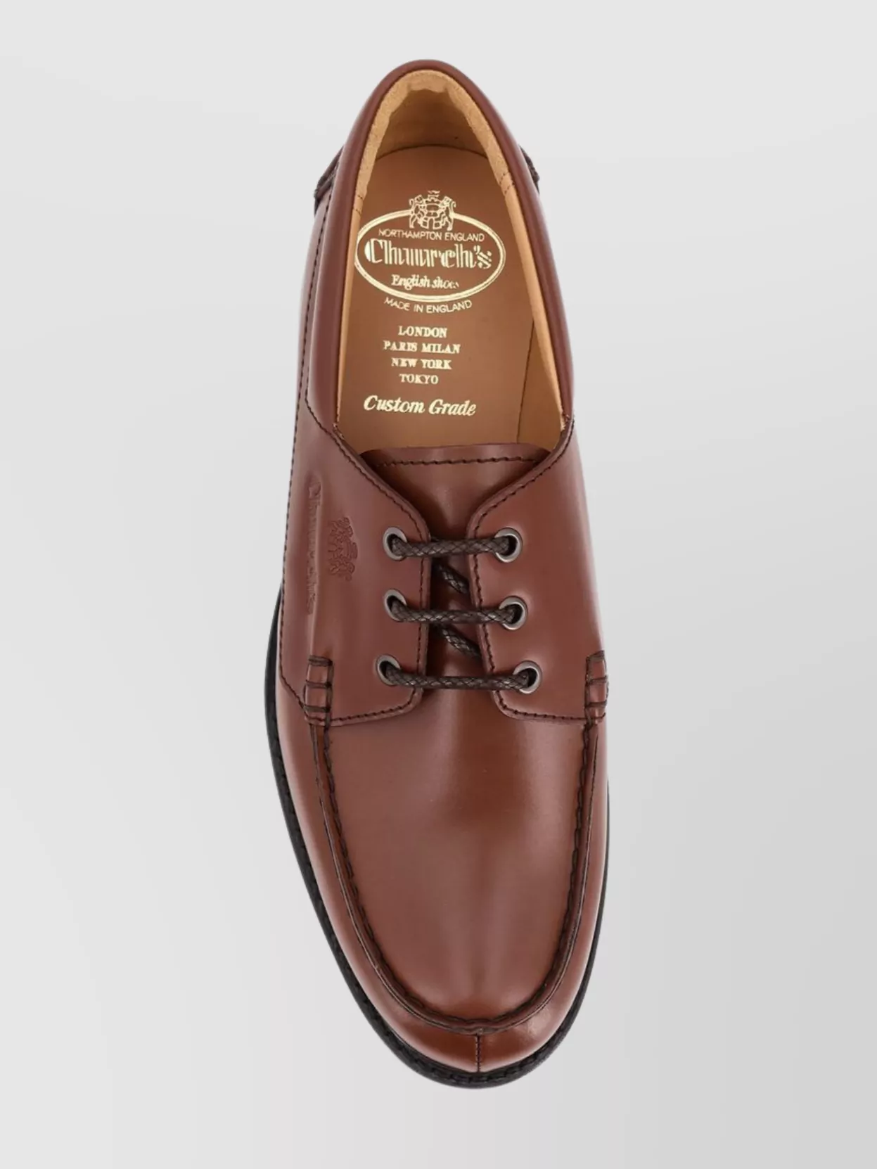 Church's Lace Up Boat Shoes With Chunky Sole