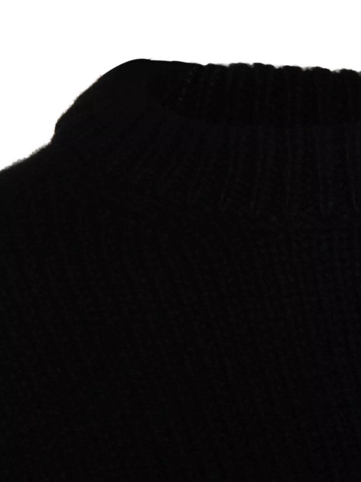 Malo Cropped Long Sleeve Mock Neck Knitwear