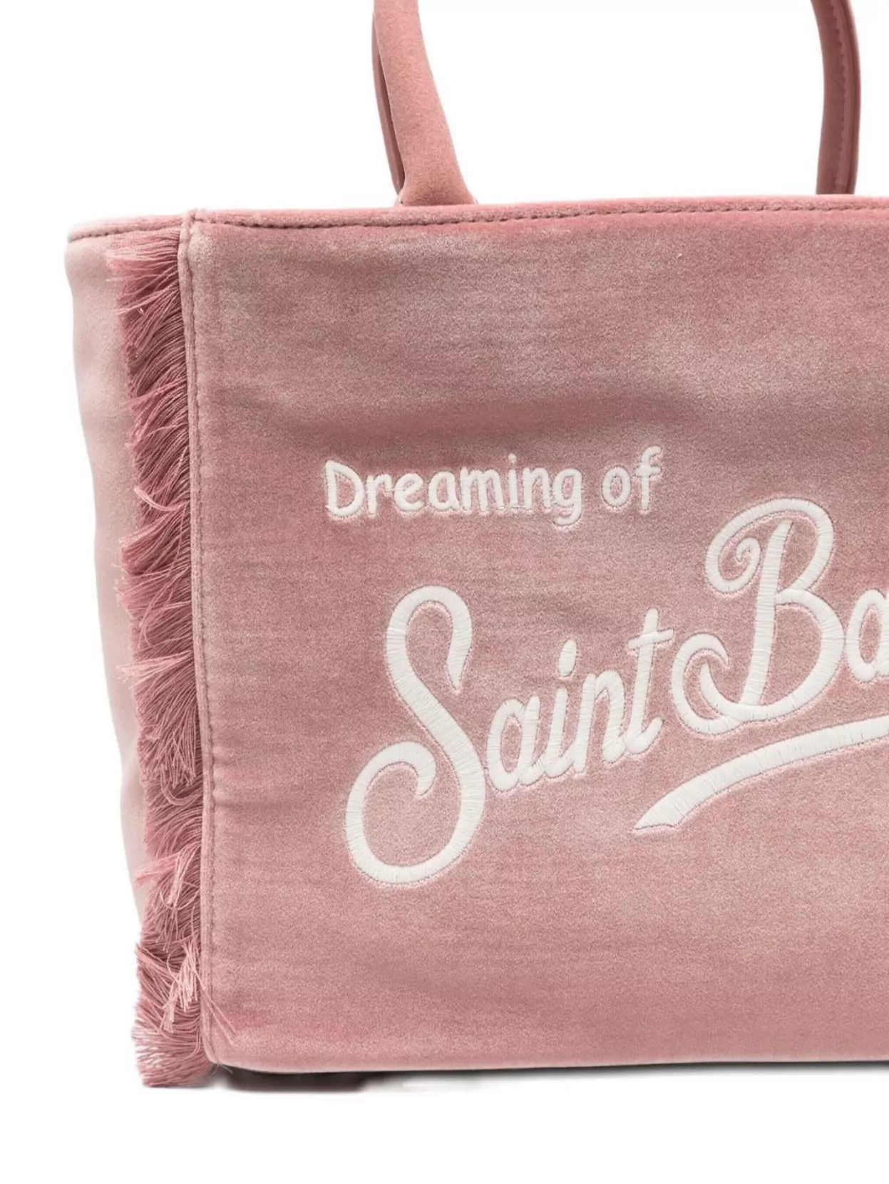 Mc2 Saint Barth Tote Bag With Fringe And Top Handles