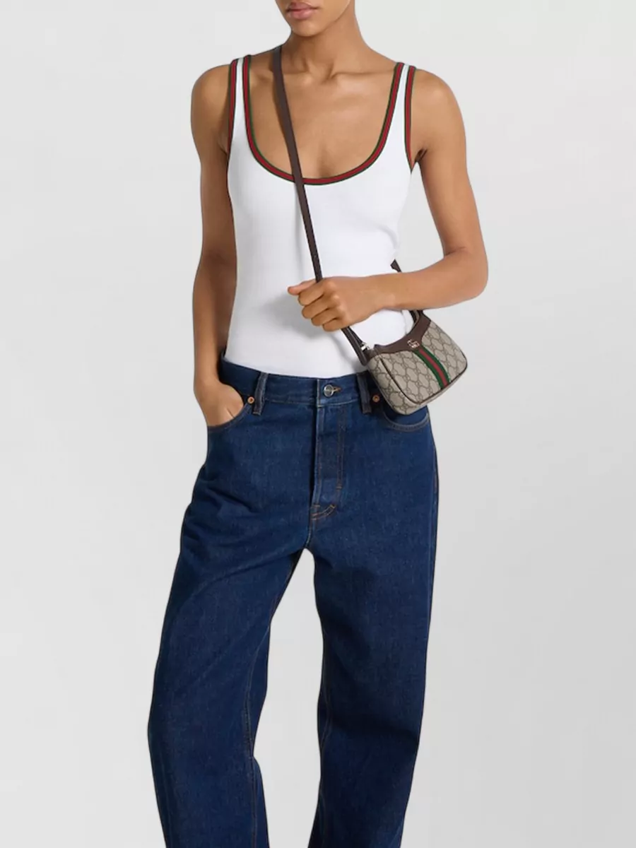 Gucci Ophidia Mini Leather Shoulder Bag
