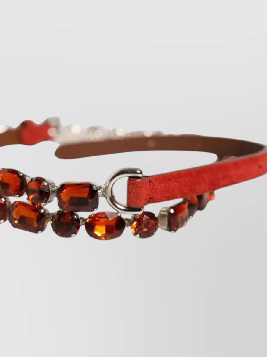 Dolce&Gabbana Crystal Embellished Belt