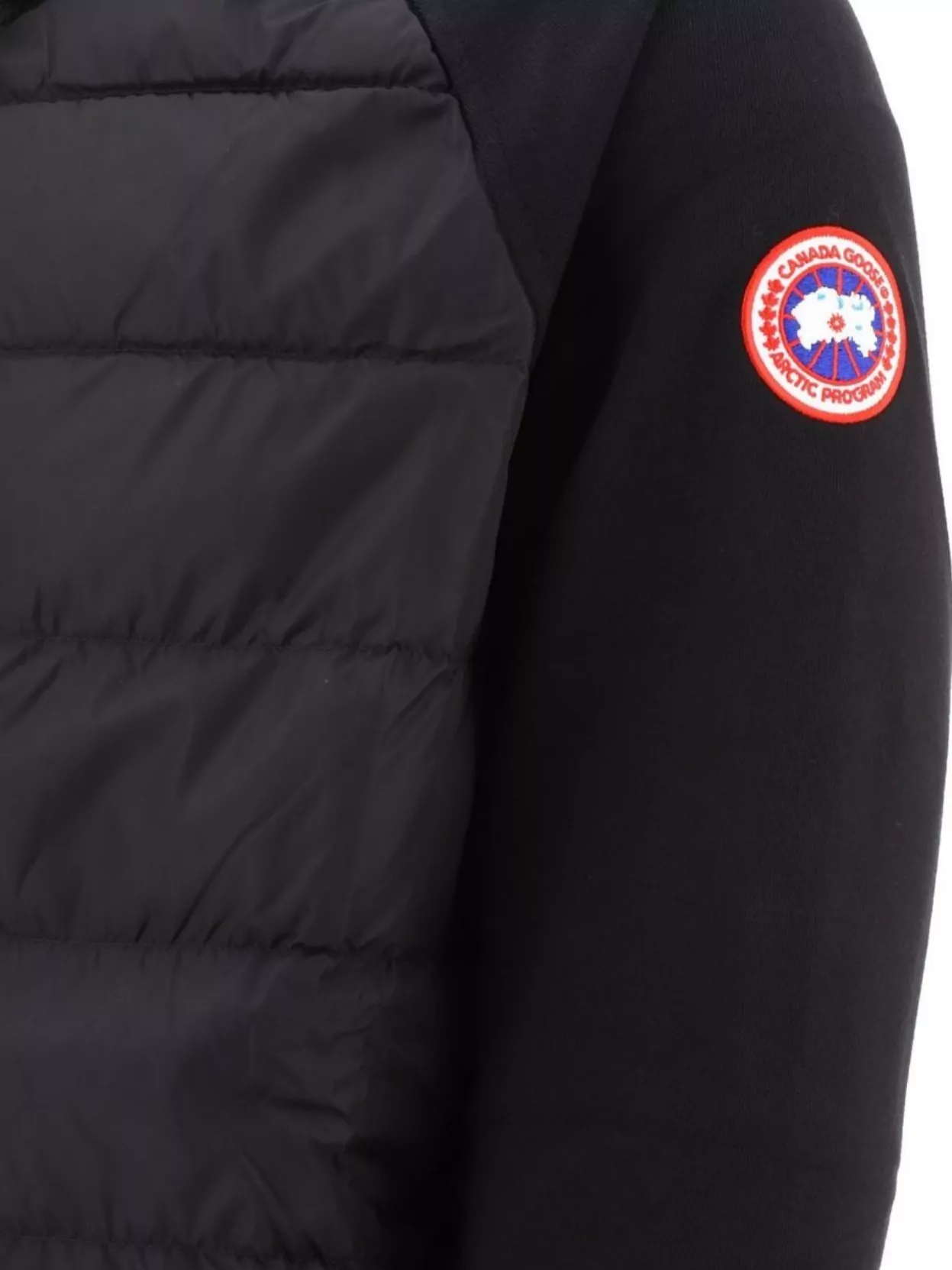 Canada Goose Hooded Quilted Jackets Long Sleeves