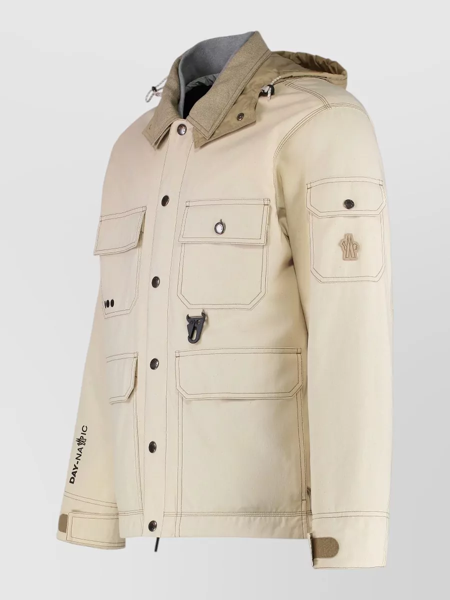 Moncler Grenoble Down Hooded Puffer Jacket