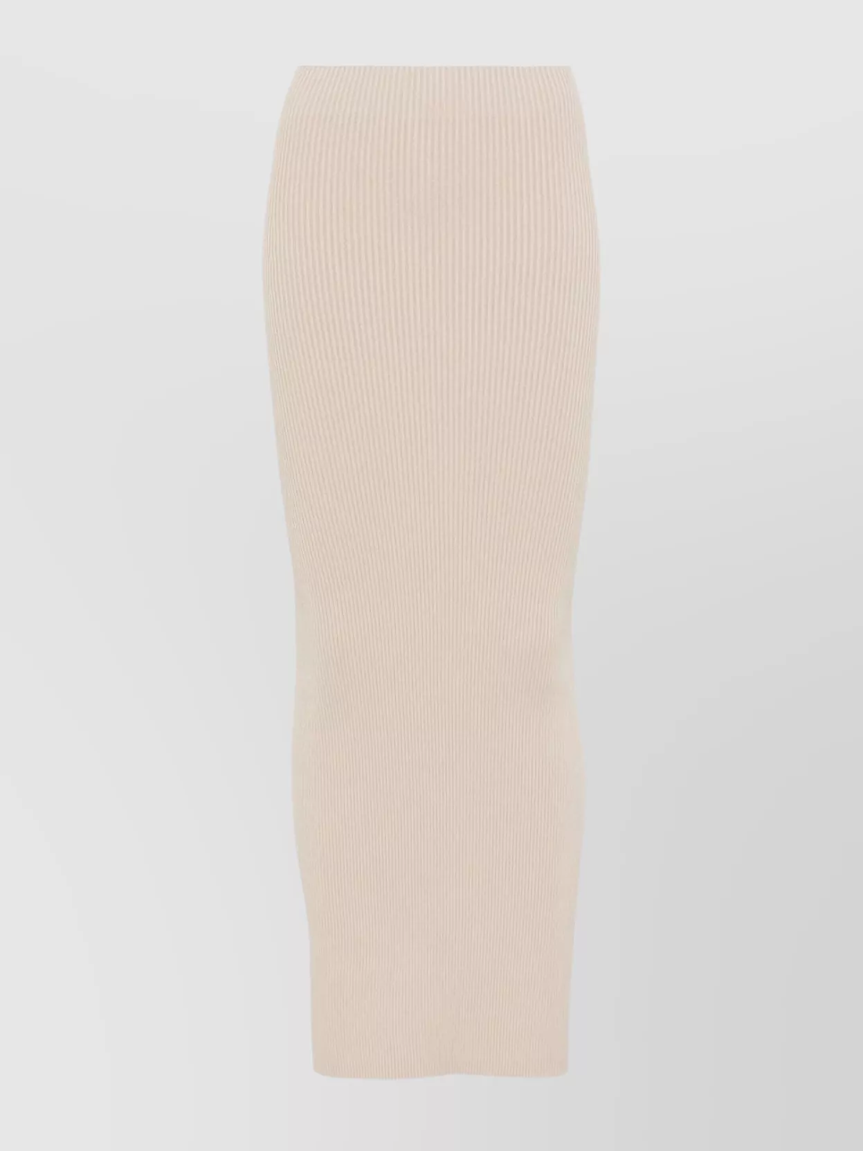 Max Mara High Waisted Ankle Length Fitted Skirt In Neutral