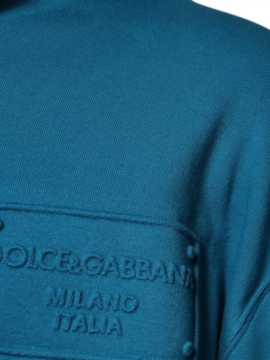 Dolce&Gabbana Cotton Logo Hooded Jacket