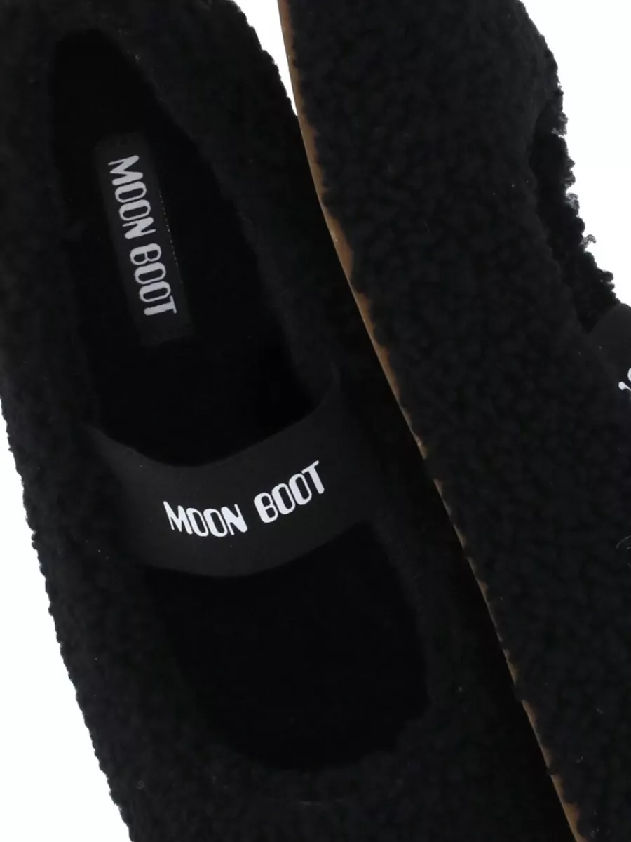Moon Boot Shearling Slippers