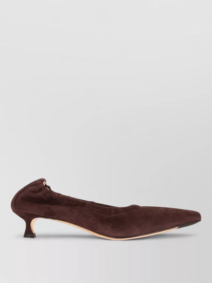La Rose Suede Leather Pumps