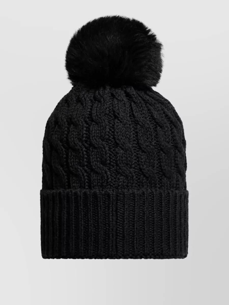 Moncler Cable-knit wool beanie