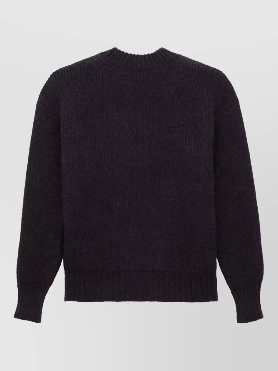 Saint Laurent Alpaca Wool Thick Knit Pullover