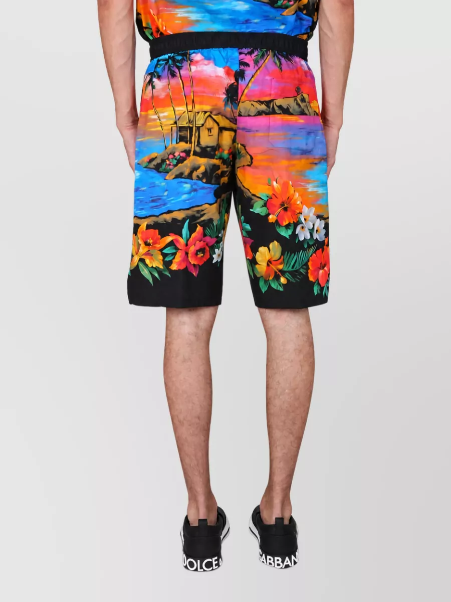 Dolce&Gabbana Printed Bermuda Shorts