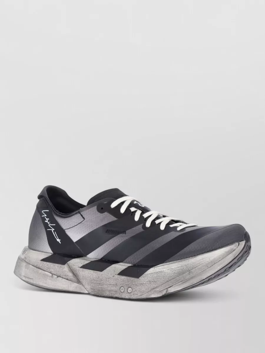 Y-3 low top lace-up sneakers