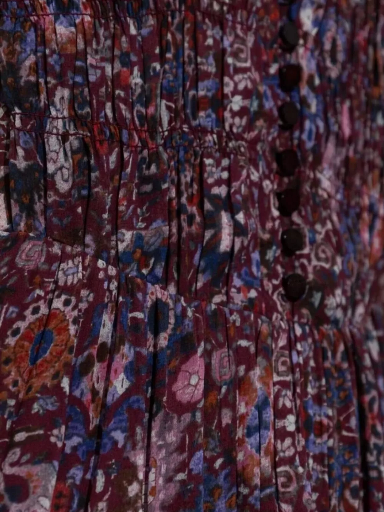 Isabel Marant Etoile Long Floral Printed Crepe Dress